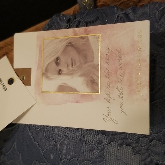 💕JESSICA SIMPSON💕 2 Pack Lace Bralettes ~ Blue & Nude/Tan Small S NWT - Picture 10 of 13